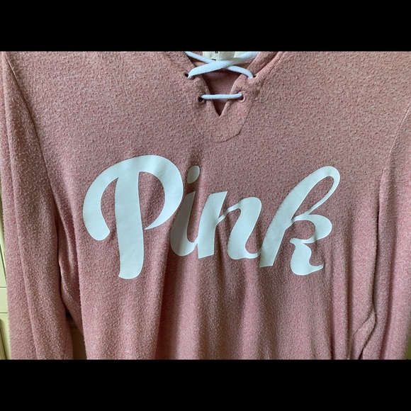 Victoria's Secret PINK Lace-up/tie-up Hoodie - Picture 6 of 6